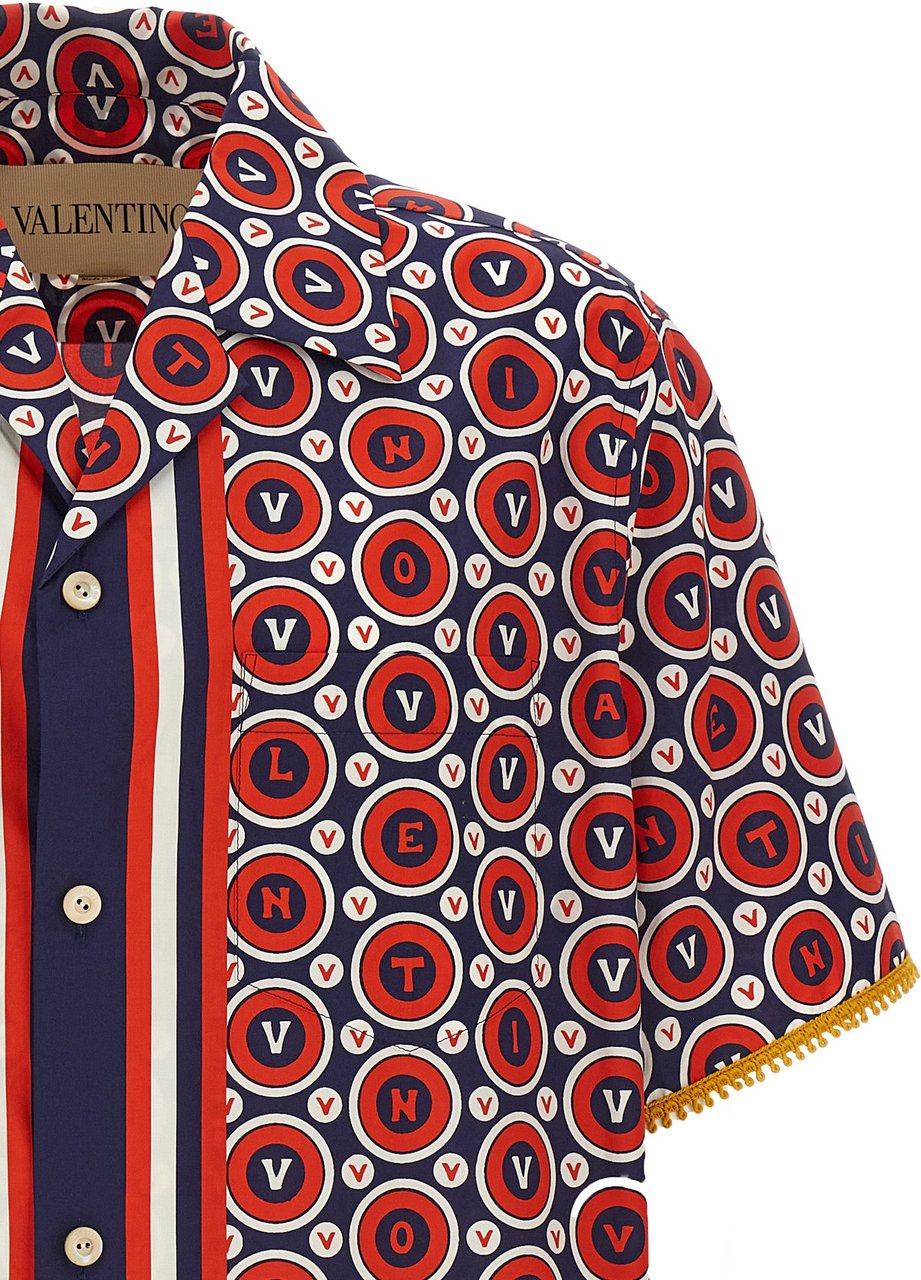 Valentino Garavani Multicolor Cotton Blouse Divers