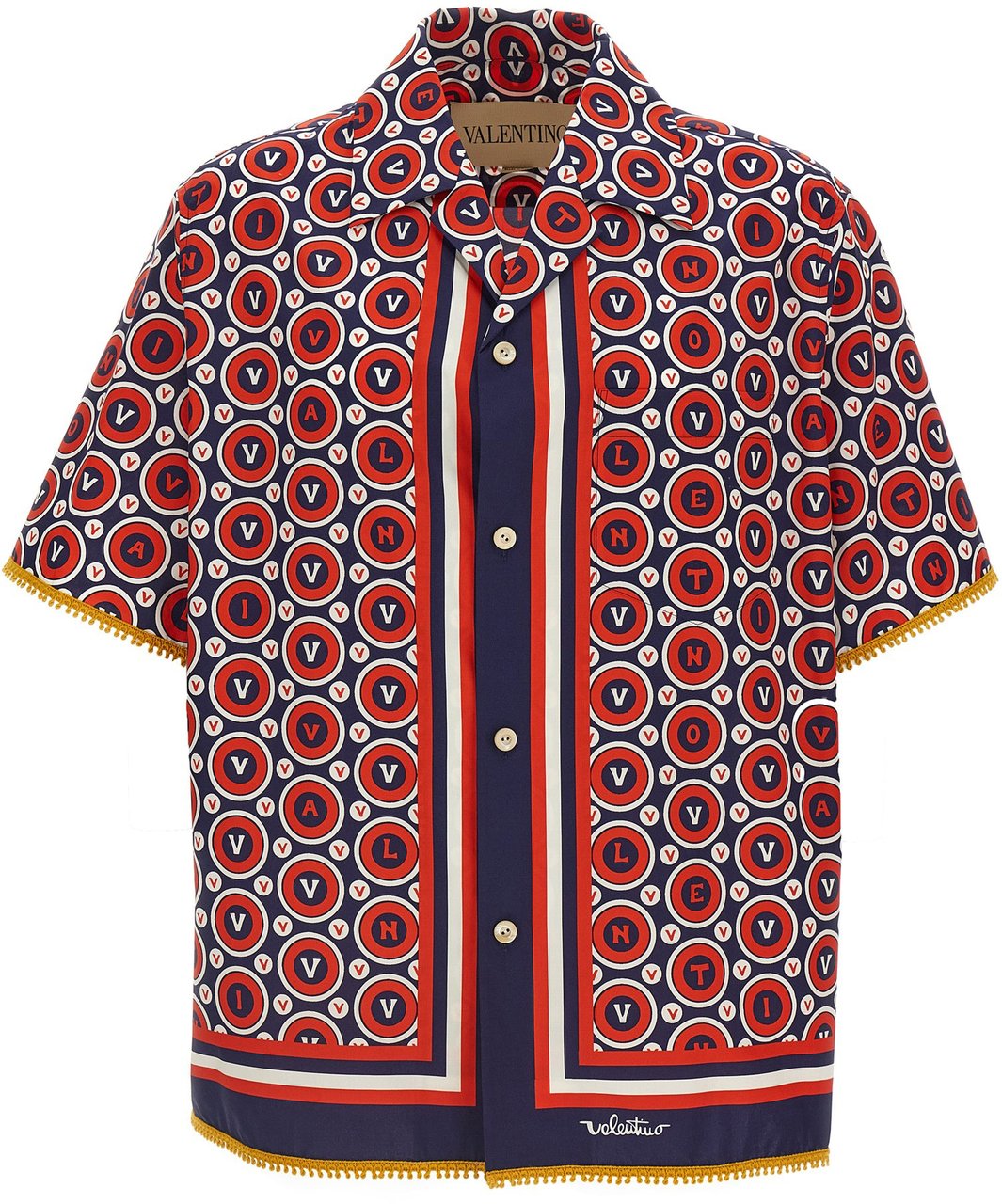Valentino Garavani Multicolor Cotton Blouse Divers