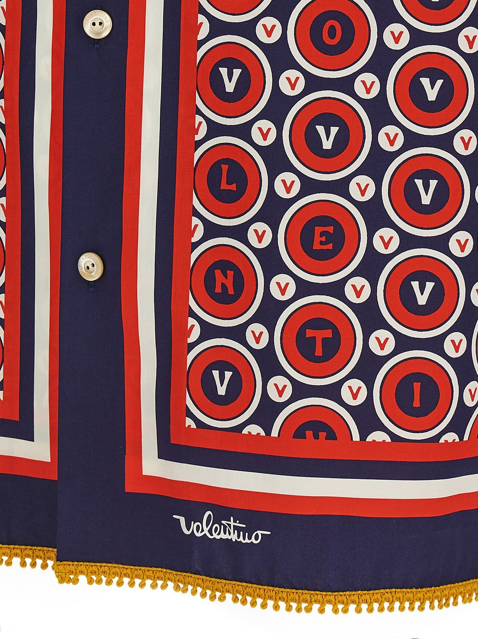 Valentino Garavani Multicolor Cotton Blouse Divers