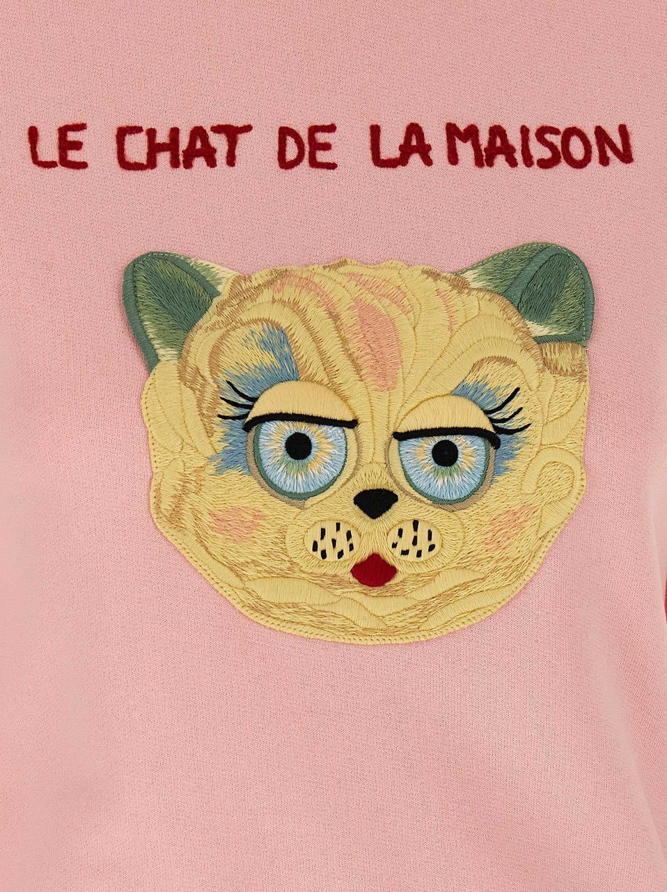 Valentino Garavani Multicolor Cotton Sweatshirt Roze