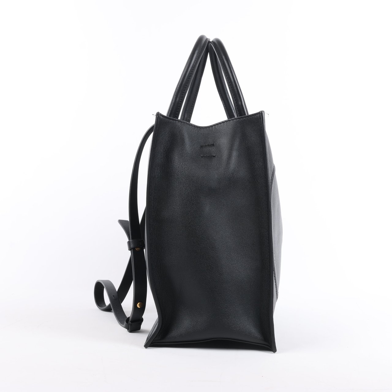 Valentino Garavani Valentino Garavani V Logo Leather 2Way Handbag in Black Zwart