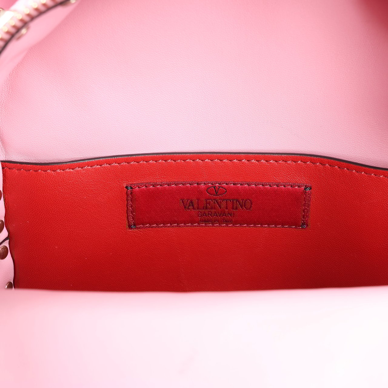 Valentino Garavani Valentino Garavani Rockstud Spike Leather 2Way Backpack in Pink Roze