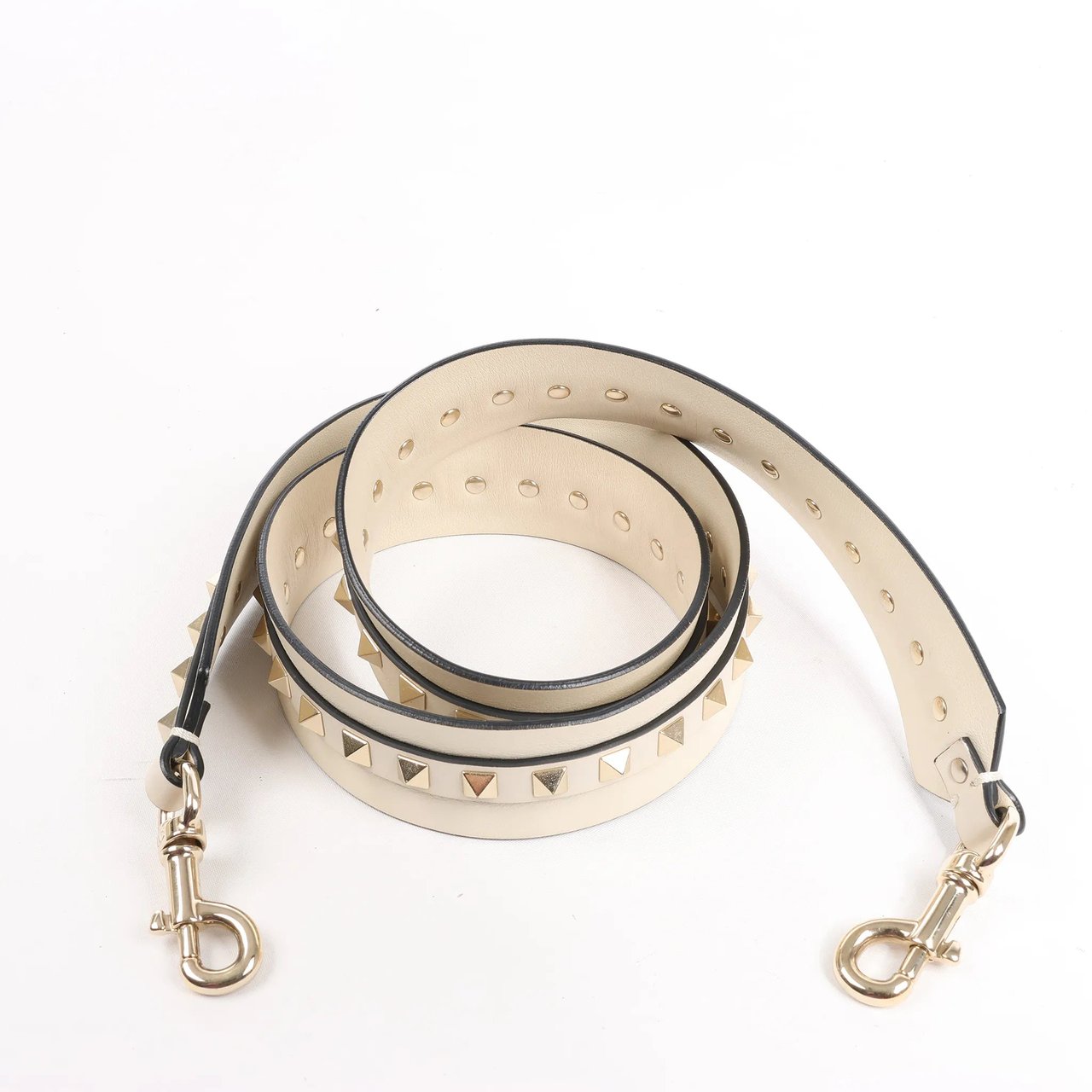 Valentino Garavani Valentino Garavani Rockstud Leather 2Way Handbag in Beige Beige