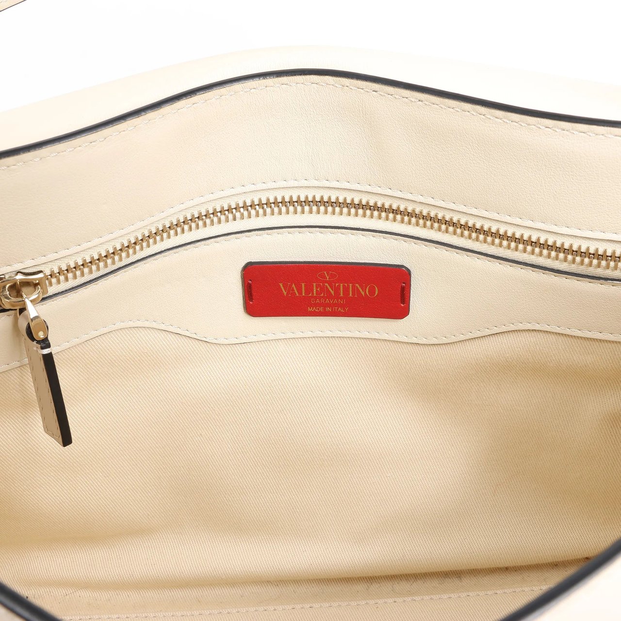 Valentino Garavani Valentino Garavani Rockstud Leather 2Way Handbag in Beige Beige