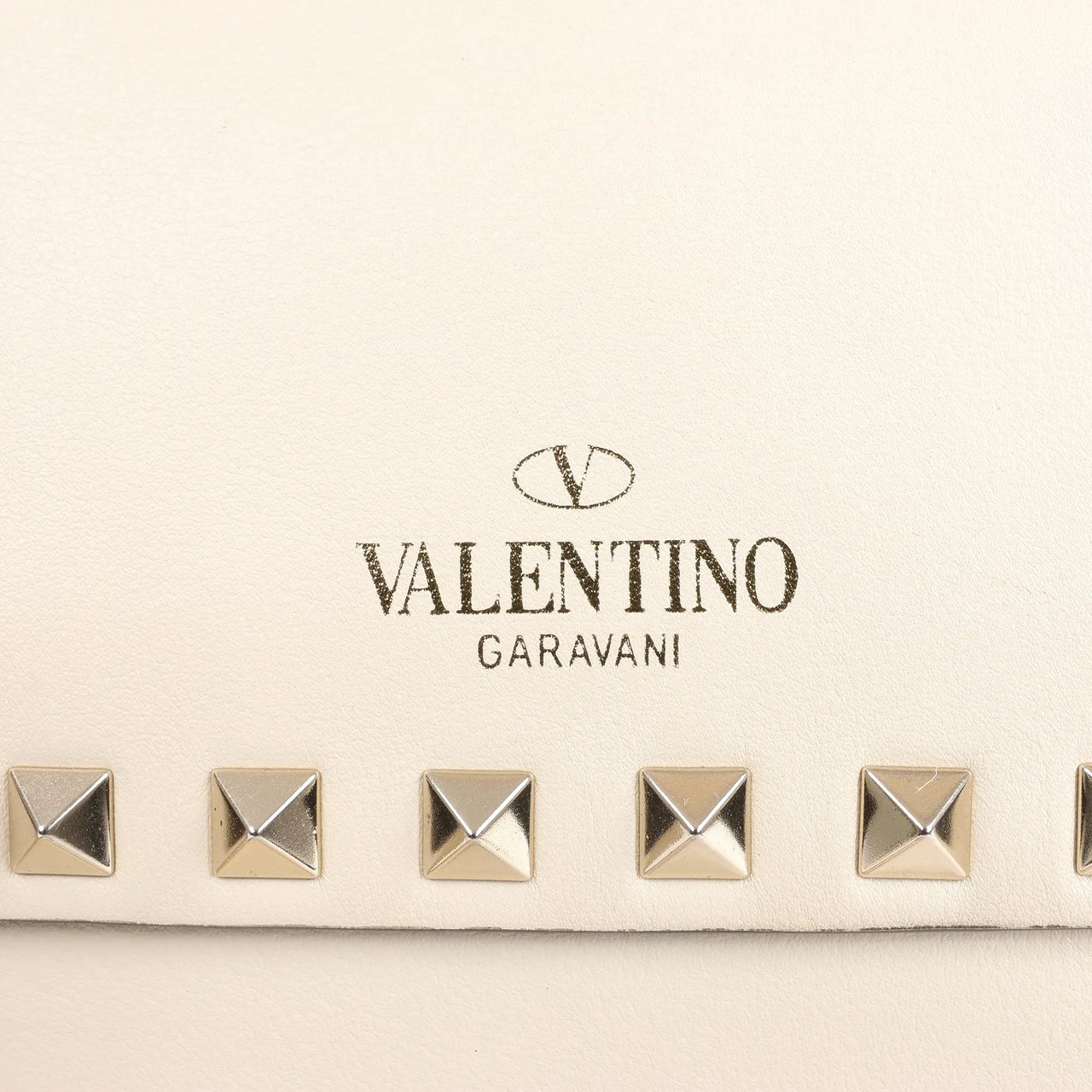 Valentino Garavani Valentino Garavani Rockstud Leather 2Way Handbag in Beige Beige