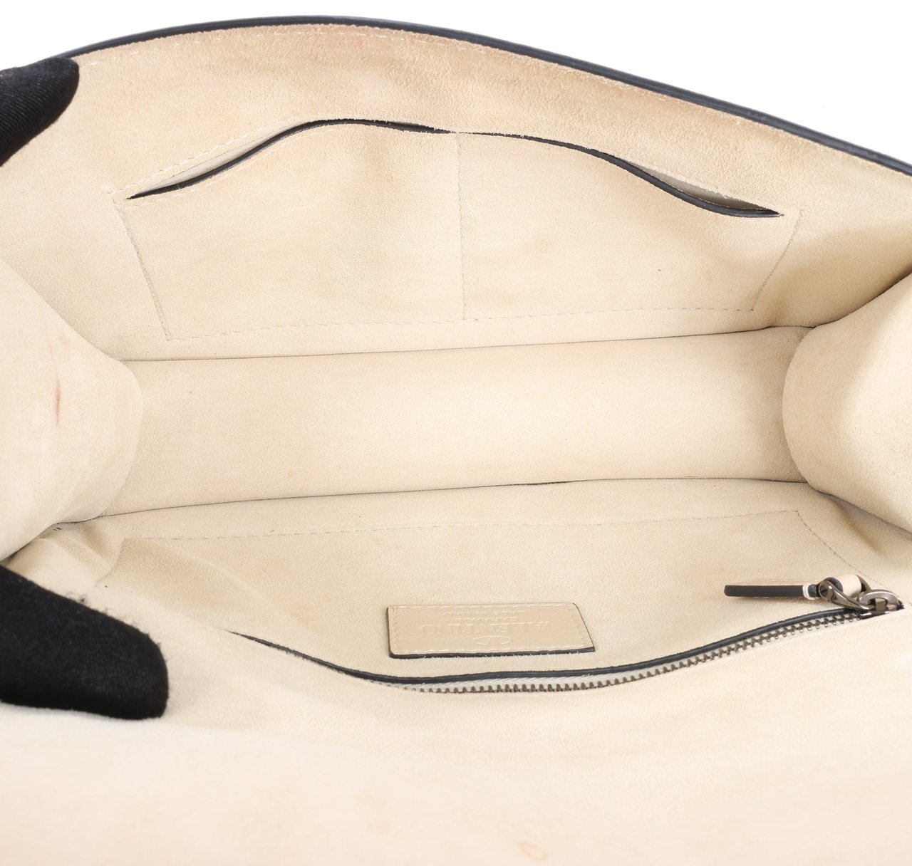 Valentino Garavani Valentino Rockstud Glam Lock Leather Chain Shoulder Bag in Beige Beige