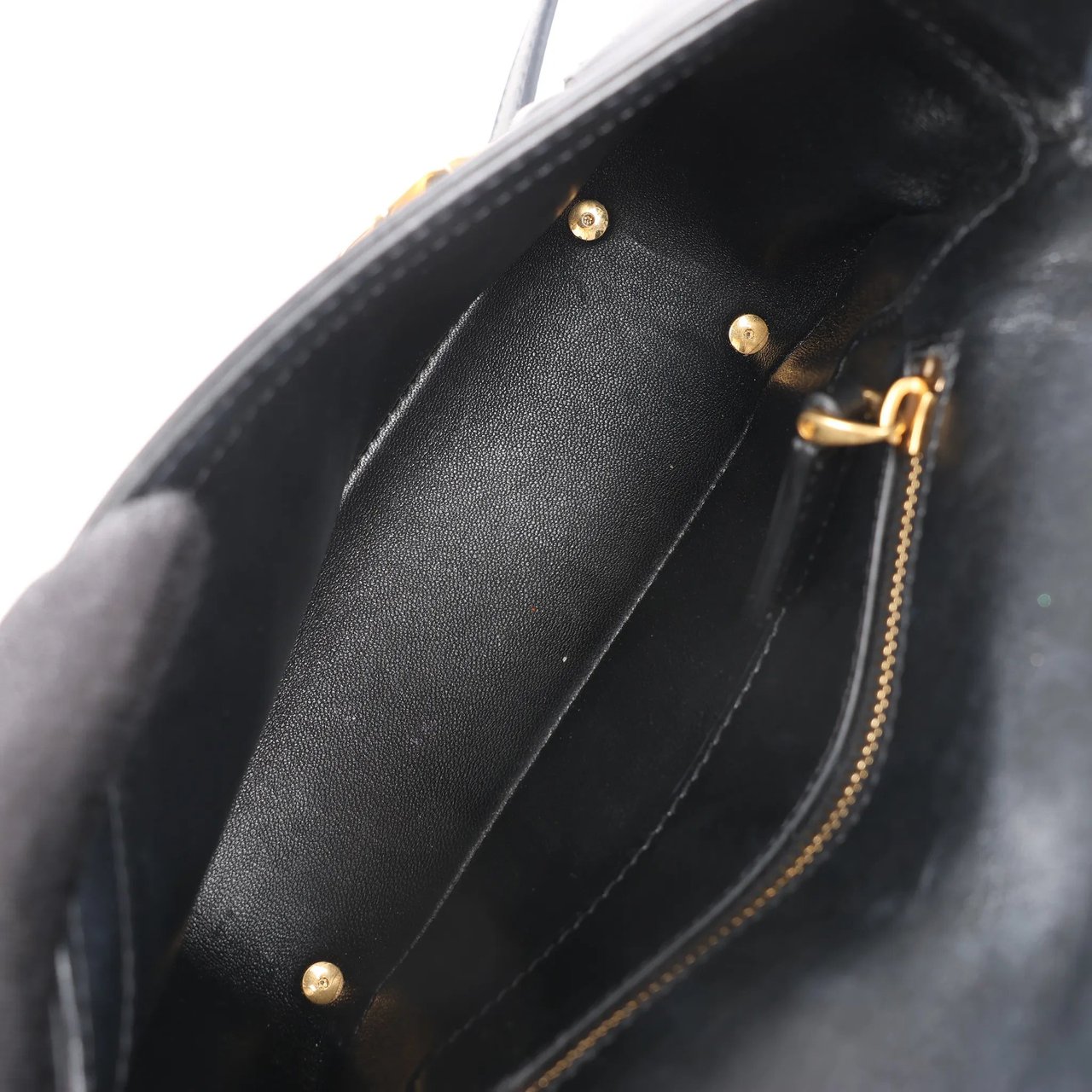 Valentino Garavani Valentino Garavani VLogo Leather Shoulder bag in Black Zwart