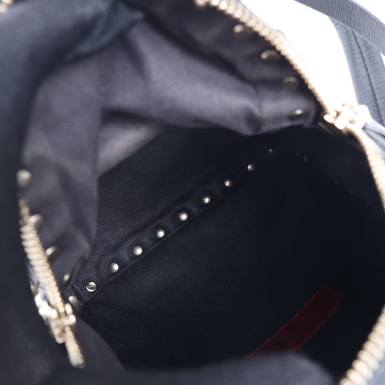 Valentino Garavani Valentino Garavani Rockstud Leather Backpack in Black Zwart