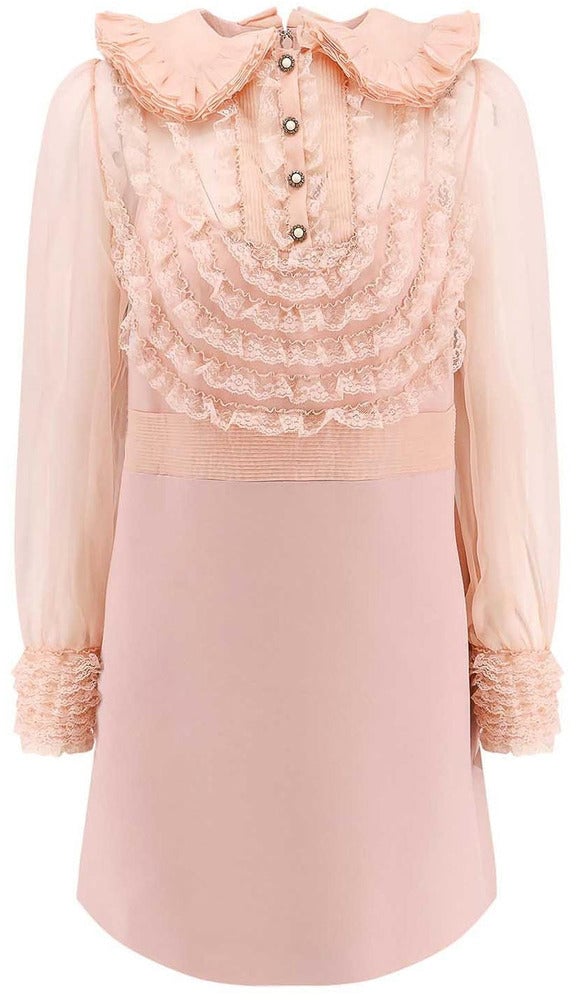 Valentino Garavani Dress Pink Roze