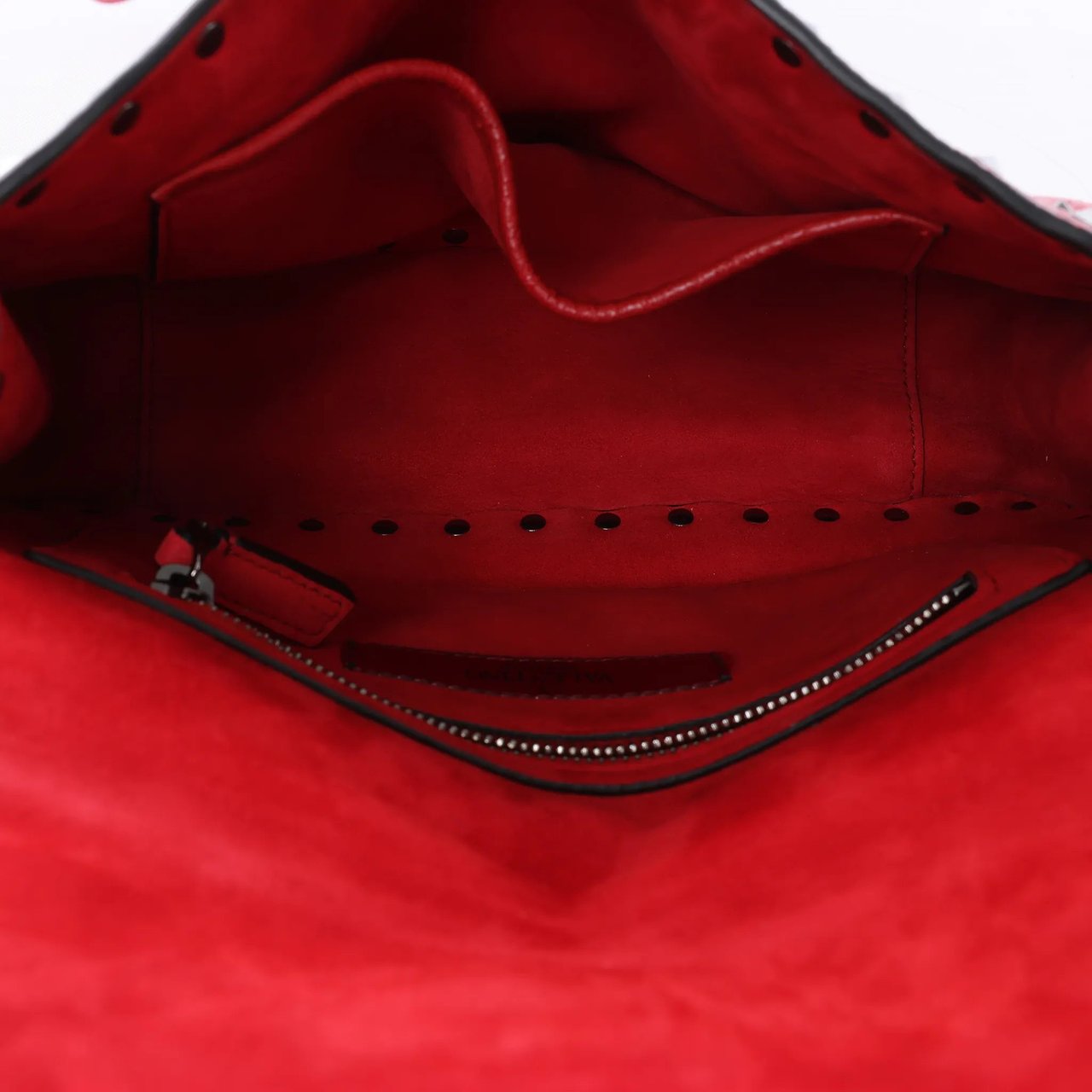 Valentino Garavani Valentino Rockstud Spike Chain 2Way Crossbody Bag in Red Divers