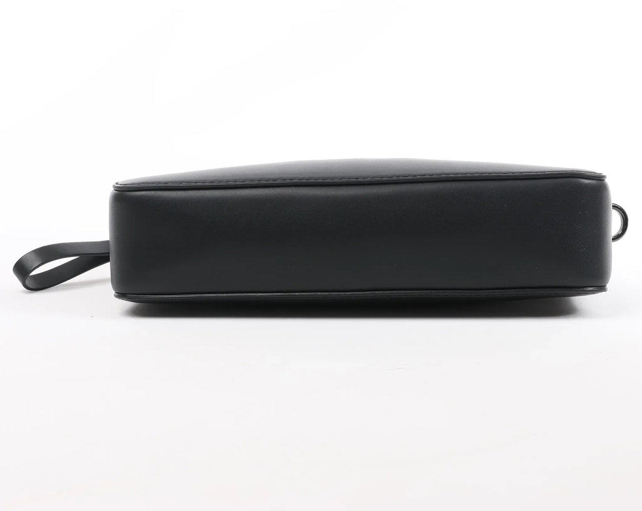 Valentino Garavani VLTN Leather Shoulder Bag in Black Zwart