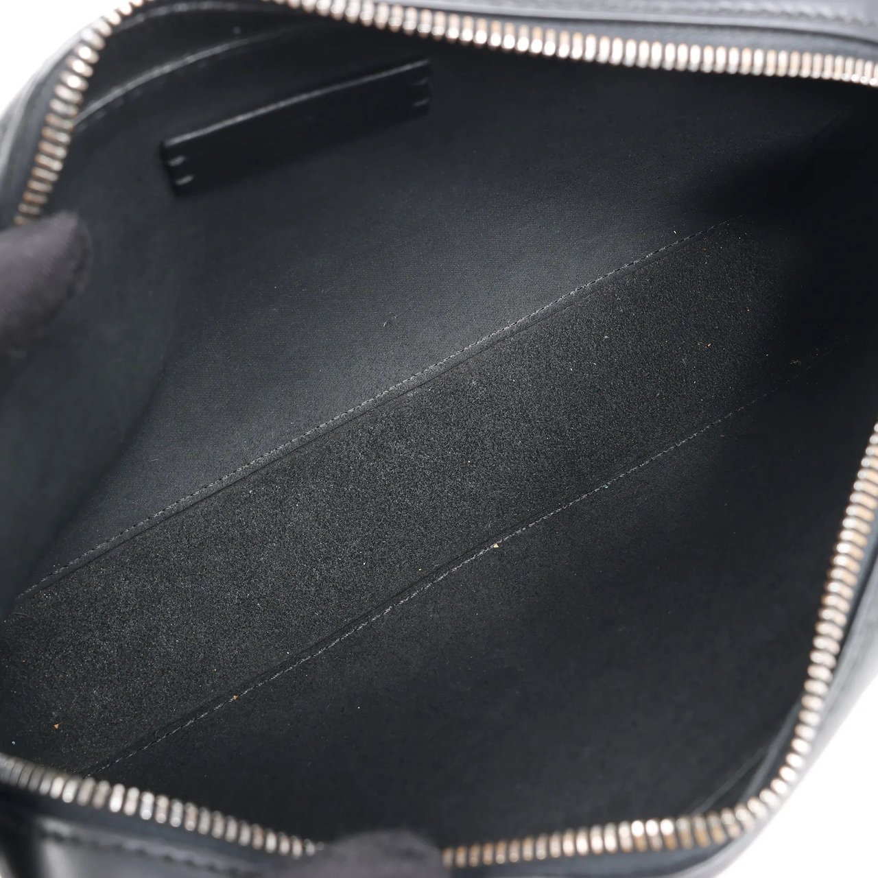 Valentino Garavani VLTN Leather Shoulder Bag in Black Zwart