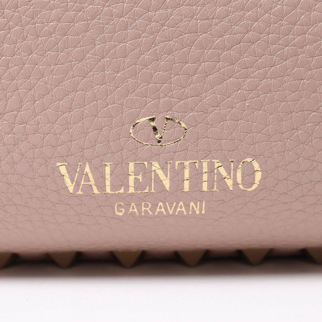 Valentino Garavani Rockstud Leather 2Way Handbag in Dusty Pink Roze