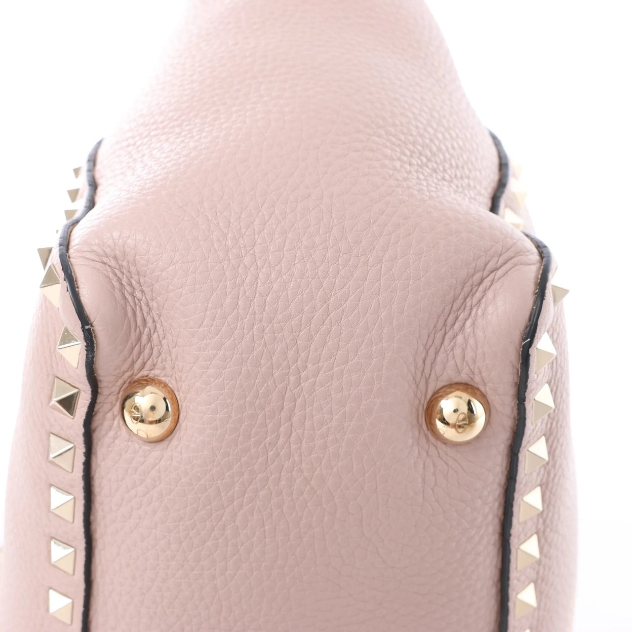 Valentino Garavani Rockstud Leather 2Way Handbag in Dusty Pink Roze