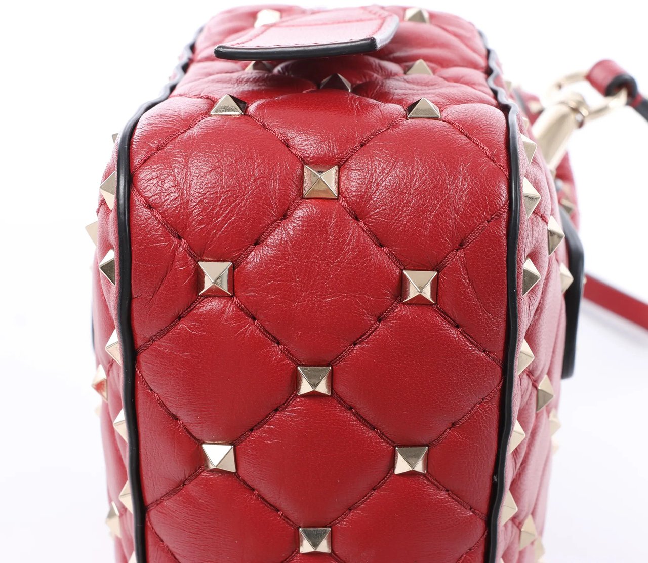 Valentino Garavani Valentino Rockstud 2Way Handbag in Red Divers