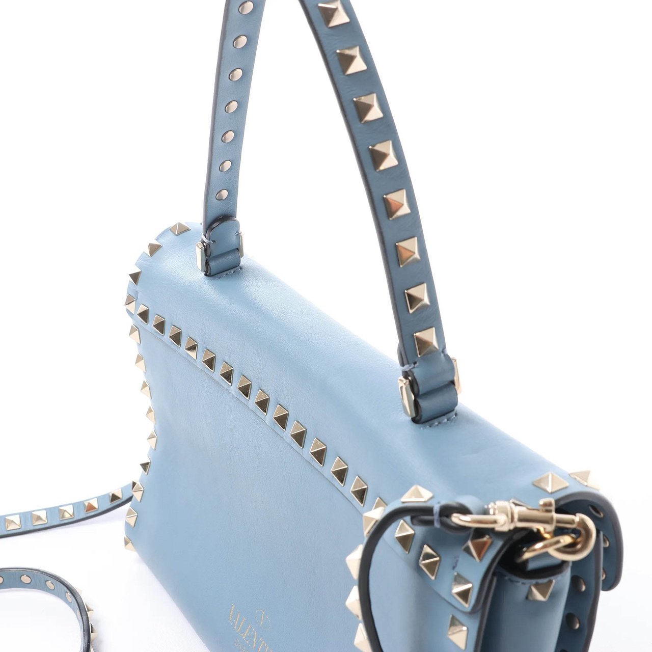 Valentino Garavani Valentino Rockstud 2Way Handbag in Blue Blauw