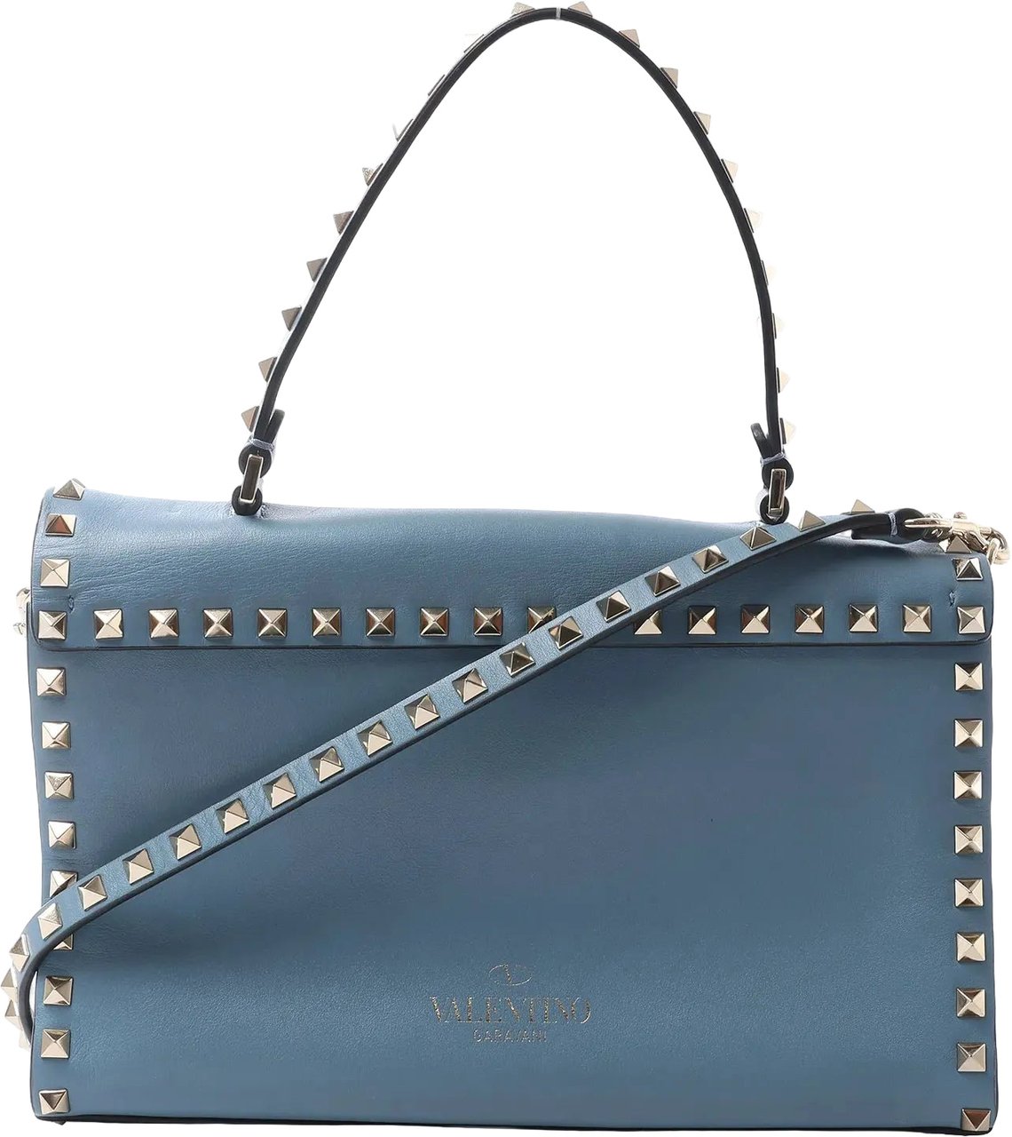 Valentino Garavani Valentino Rockstud 2Way Handbag in Blue Blauw
