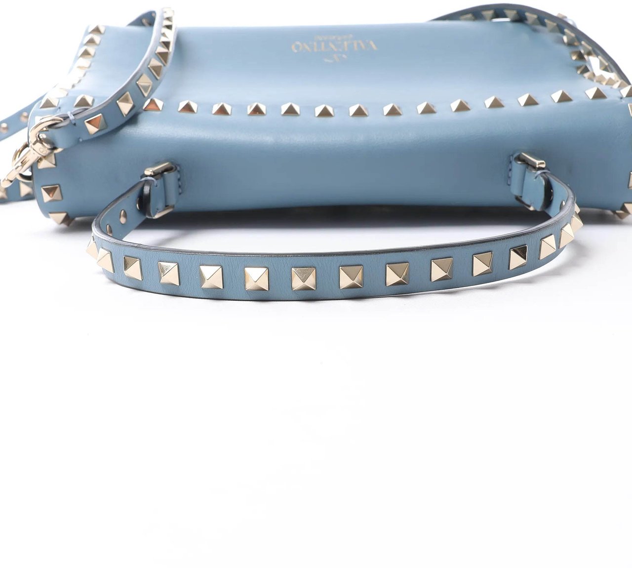 Valentino Garavani Valentino Rockstud 2Way Handbag in Blue Blauw