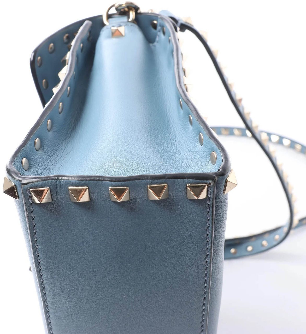 Valentino Garavani Valentino Rockstud 2Way Handbag in Blue Blauw