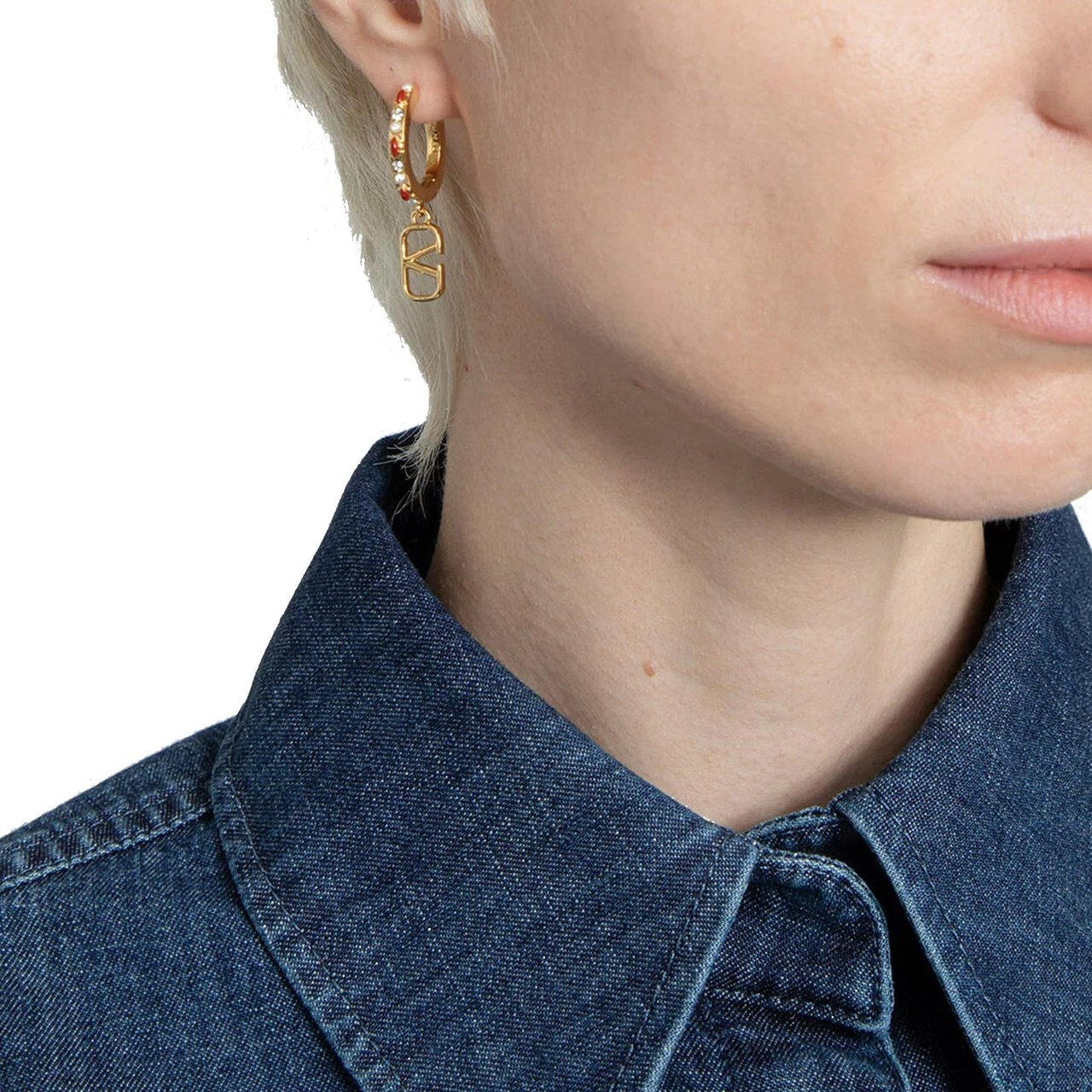 Valentino Garavani Hoop Earrings Divers