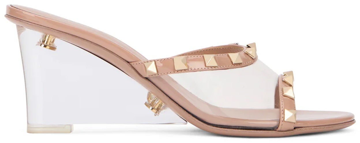 Valentino Garavani VALENTINO GARAVANI ROCKSTUD transparent Mules Divers
