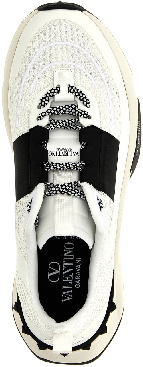 Valentino Garavani Bicolor Calfskin Athletic Sneakers Divers