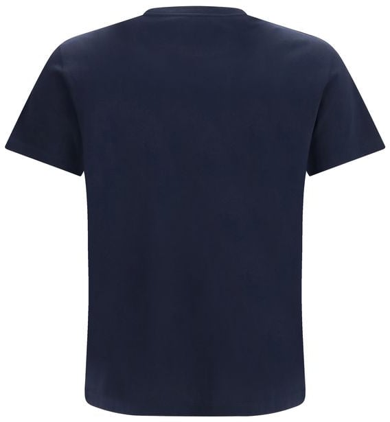Valentino Garavani Blue Cotton T-Shirt Zwart