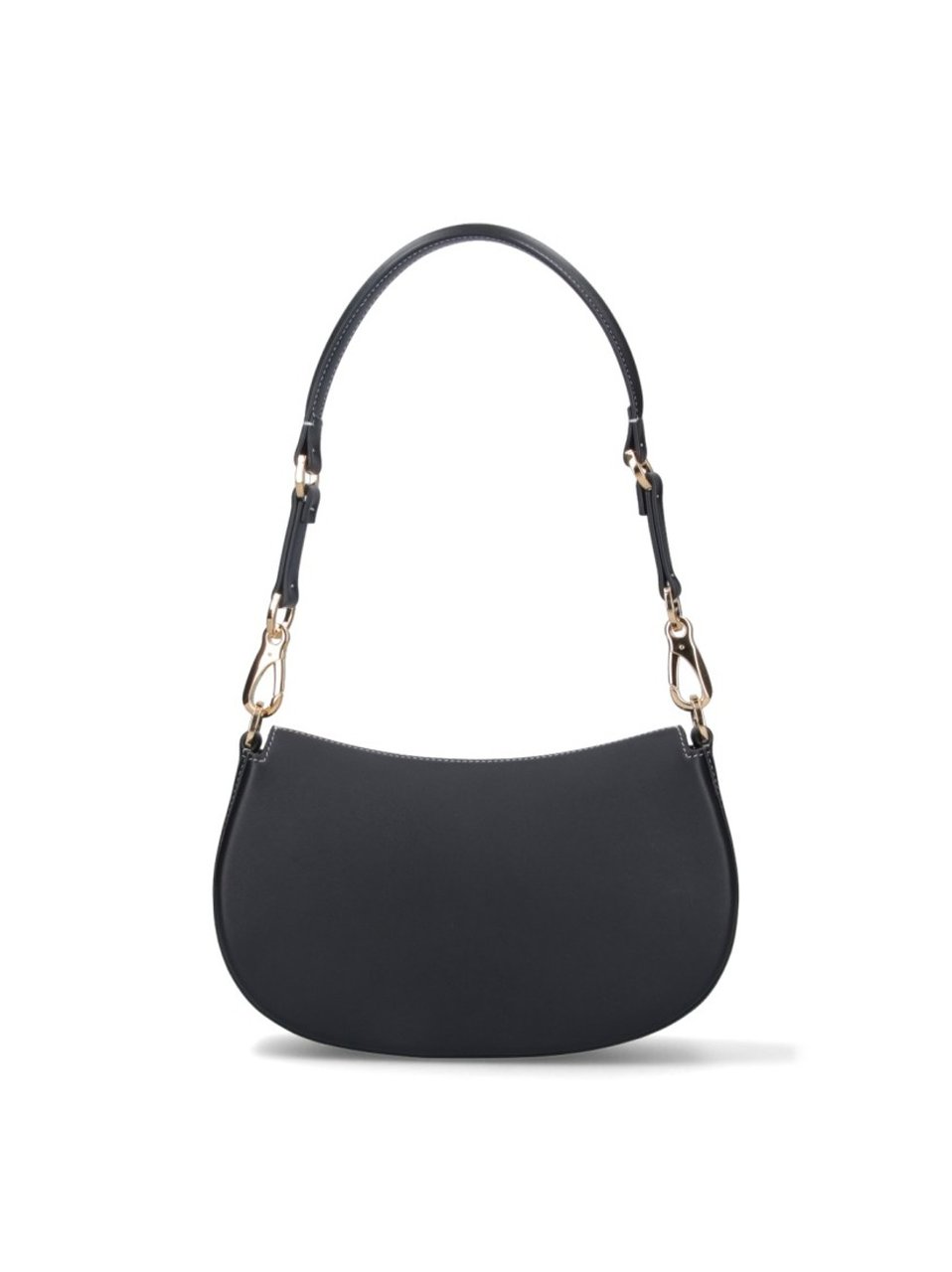 Valentino Garavani Small 'Ohval' Shoulder Bag – Black Zwart