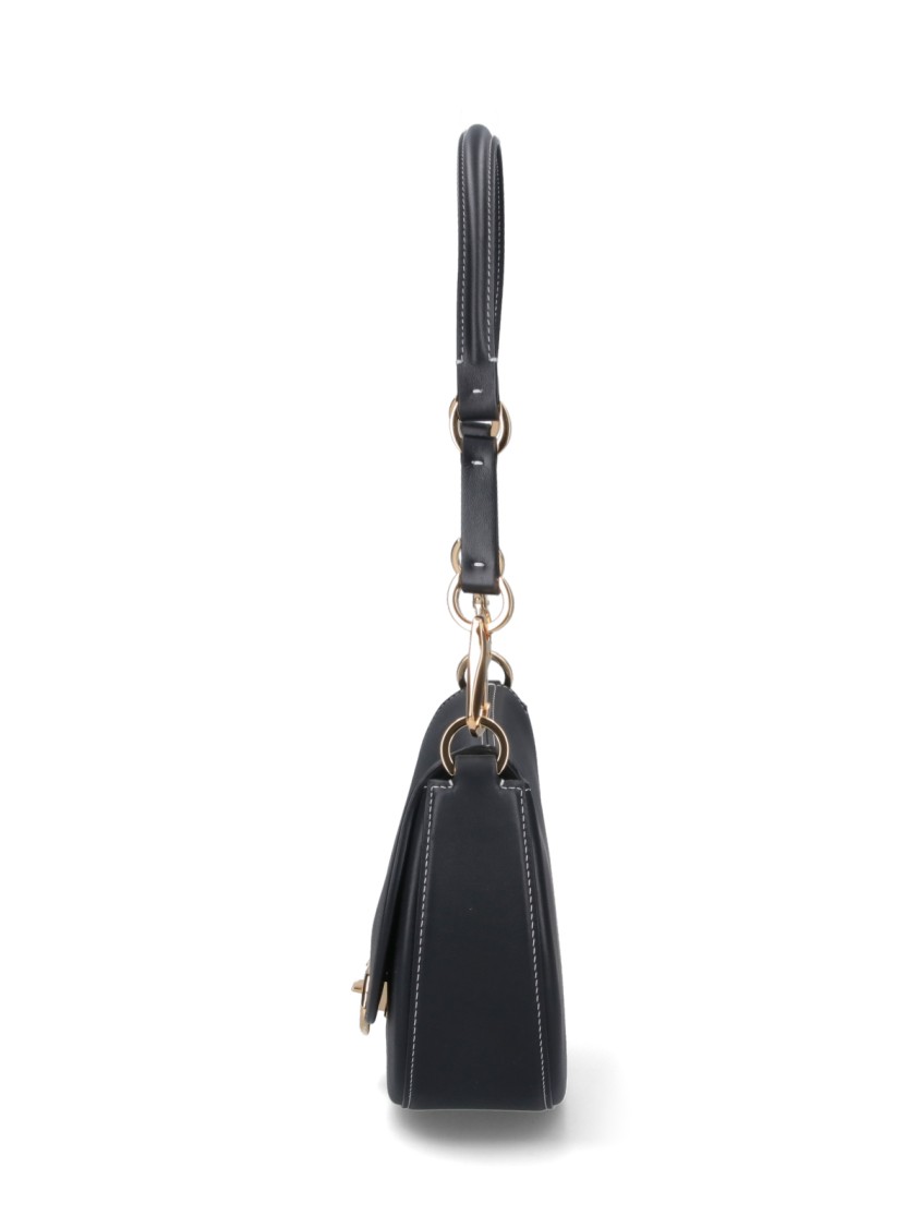 Valentino Garavani Small 'Ohval' Shoulder Bag – Black Zwart