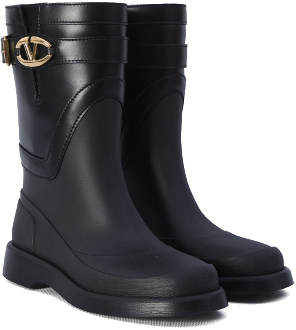 Valentino Garavani Valentino Garavani VLogo The Bold Edition Rain Boots Zwart