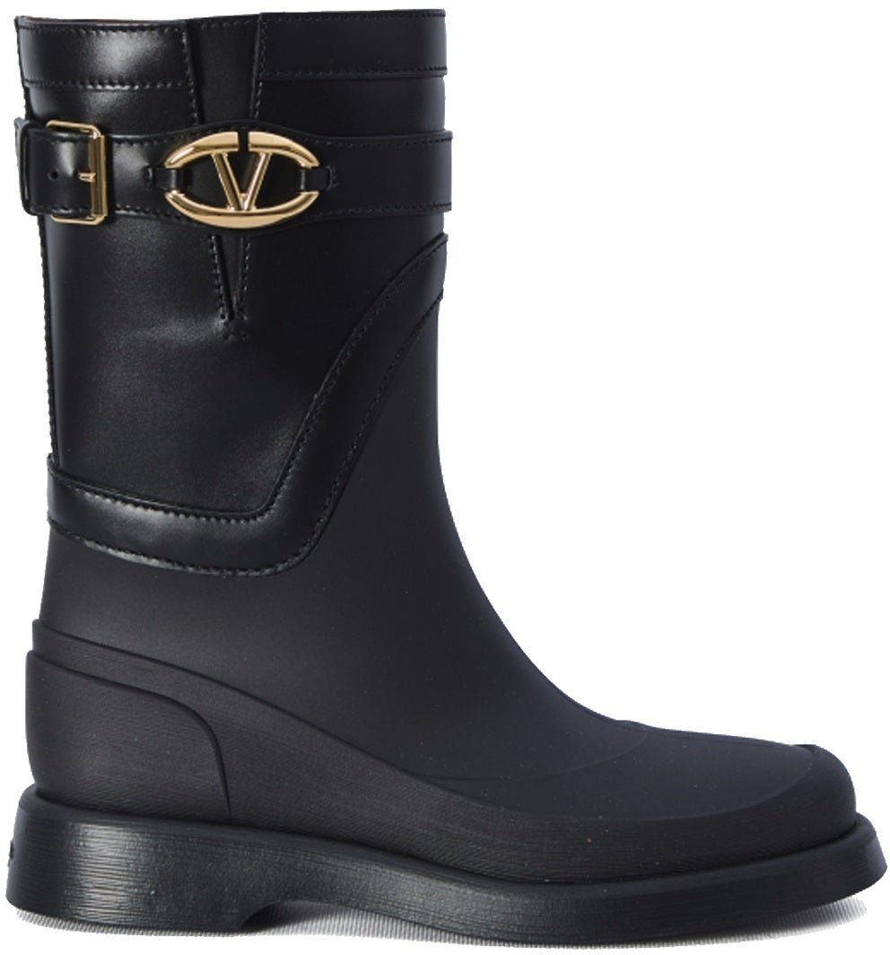 Valentino Garavani Valentino Garavani VLogo The Bold Edition Rain Boots Zwart