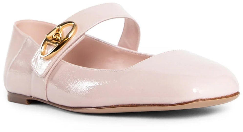 Valentino Garavani Valentino Mary-Jane Ballerina Flats Roze