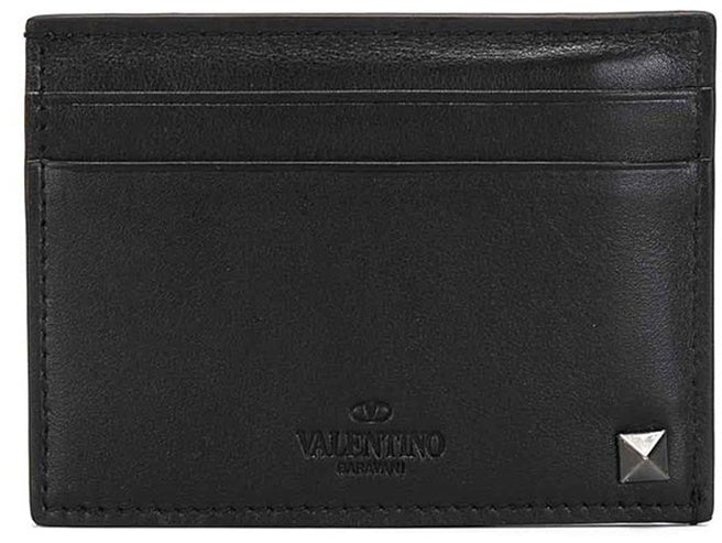 Valentino Garavani Valentino Garavani Rockstud Card Holder Zwart