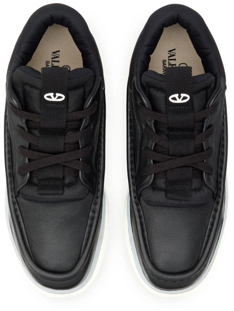 Valentino Garavani Runboot Vlogo Sneakers Zwart