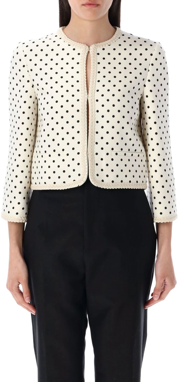 Valentino Garavani Pludepois print jacket Neutraal