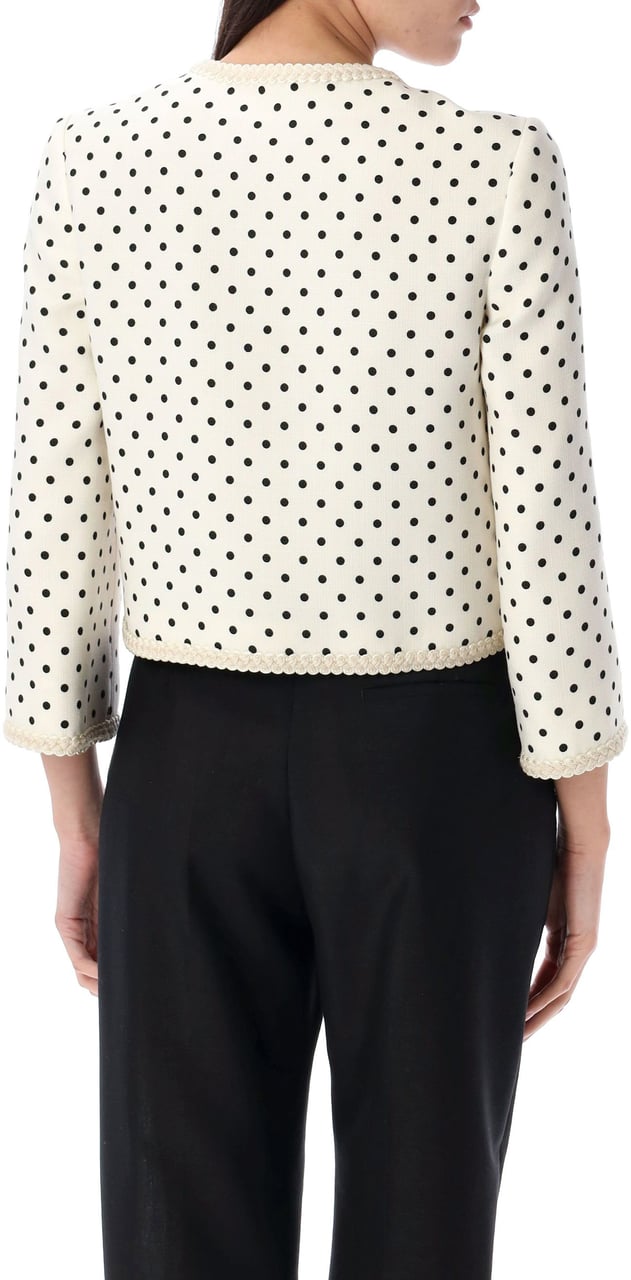 Valentino Garavani Pludepois print jacket Neutraal