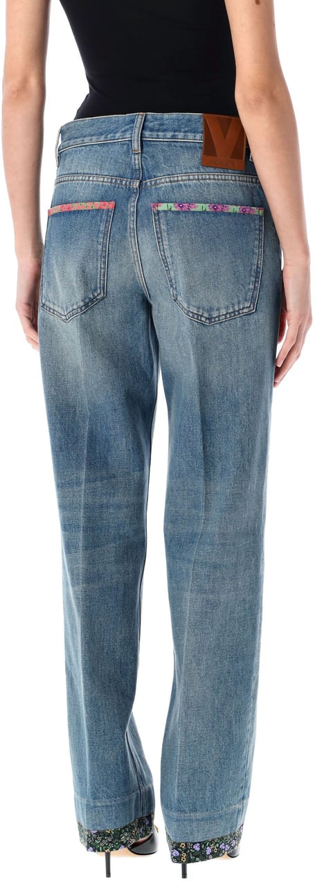 Valentino Garavani Denim Medium Blue Blauw