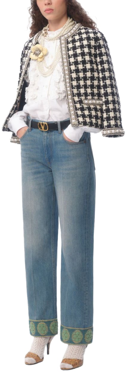 Valentino Garavani Valentino Garavani Jeans Blue Blauw