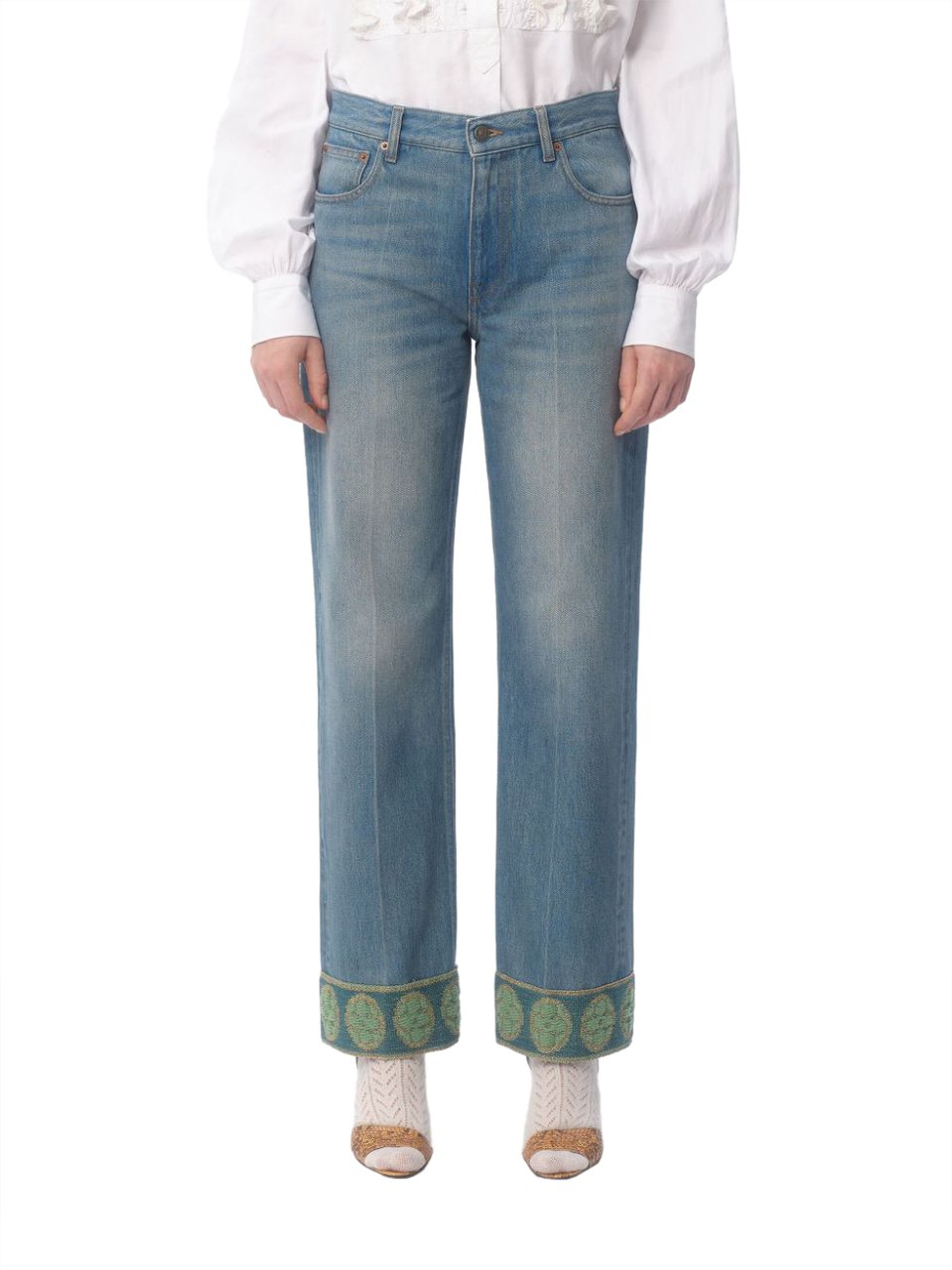 Valentino Garavani Valentino Garavani Jeans Blue Blauw