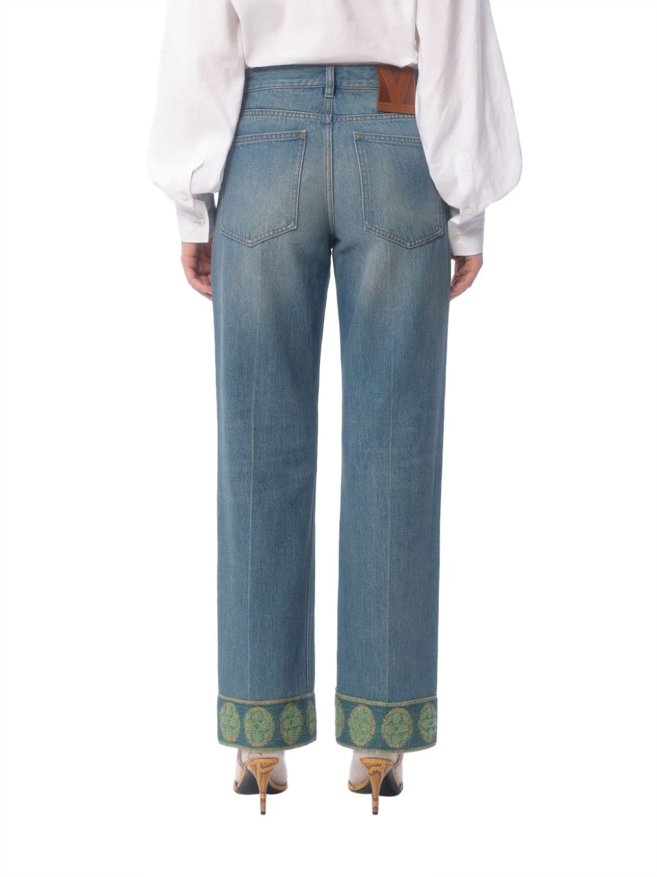 Valentino Garavani Valentino Garavani Jeans Blue Blauw