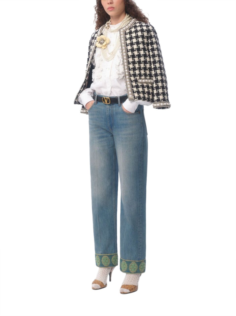 Valentino Garavani Valentino Garavani Jeans Blue Blauw
