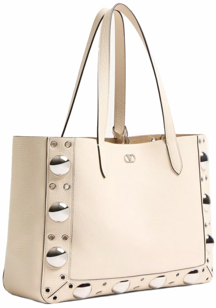 Valentino Garavani Nellcôte" Shopping Bag Neutraal
