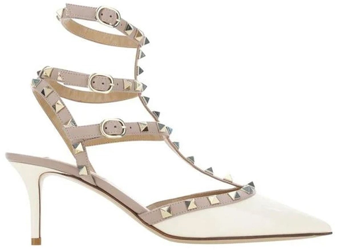 Valentino Garavani Valentino Garavani Rockstud Pumps Neutraal