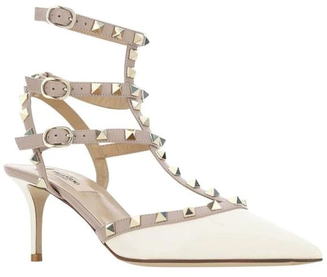 Valentino Garavani Valentino Garavani Rockstud Pumps Neutraal