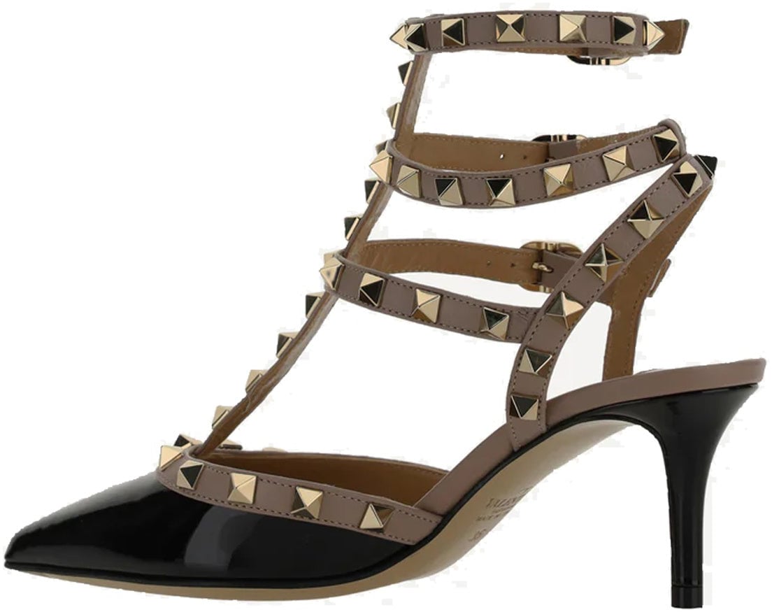 Valentino Garavani Valentino garavani Rockstud ankle strap Pumps Zwart