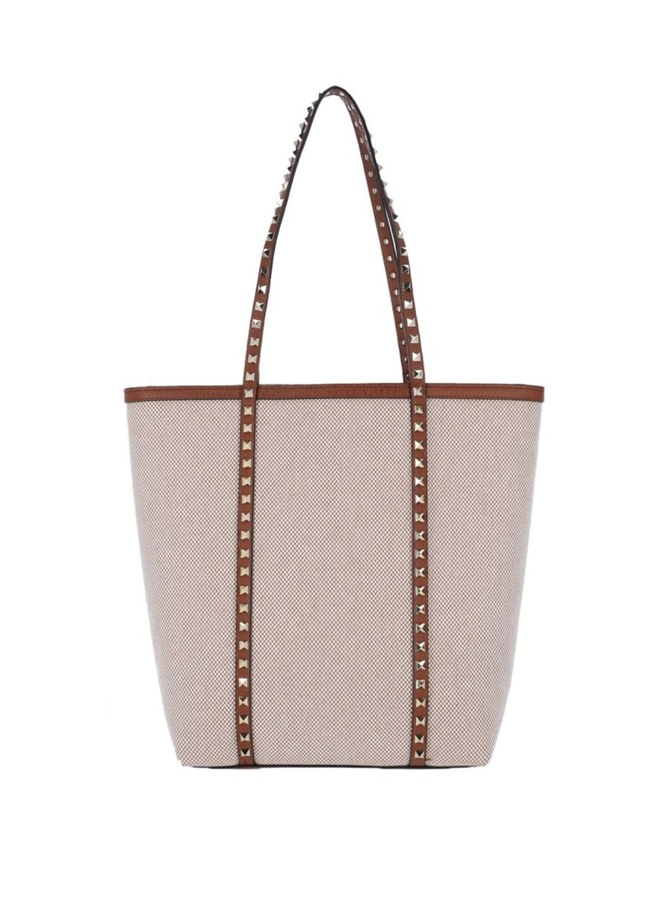 Valentino Garavani "Rockstud" Tote Bag – Beige Neutraal