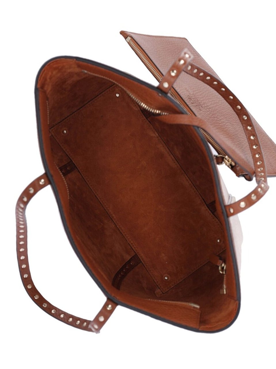 Valentino Garavani "Rockstud" Tote Bag – Beige Neutraal