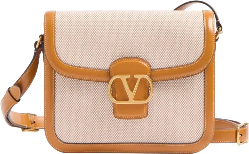 Valentino Garavani "9To5" Shoulder Bag Neutraal