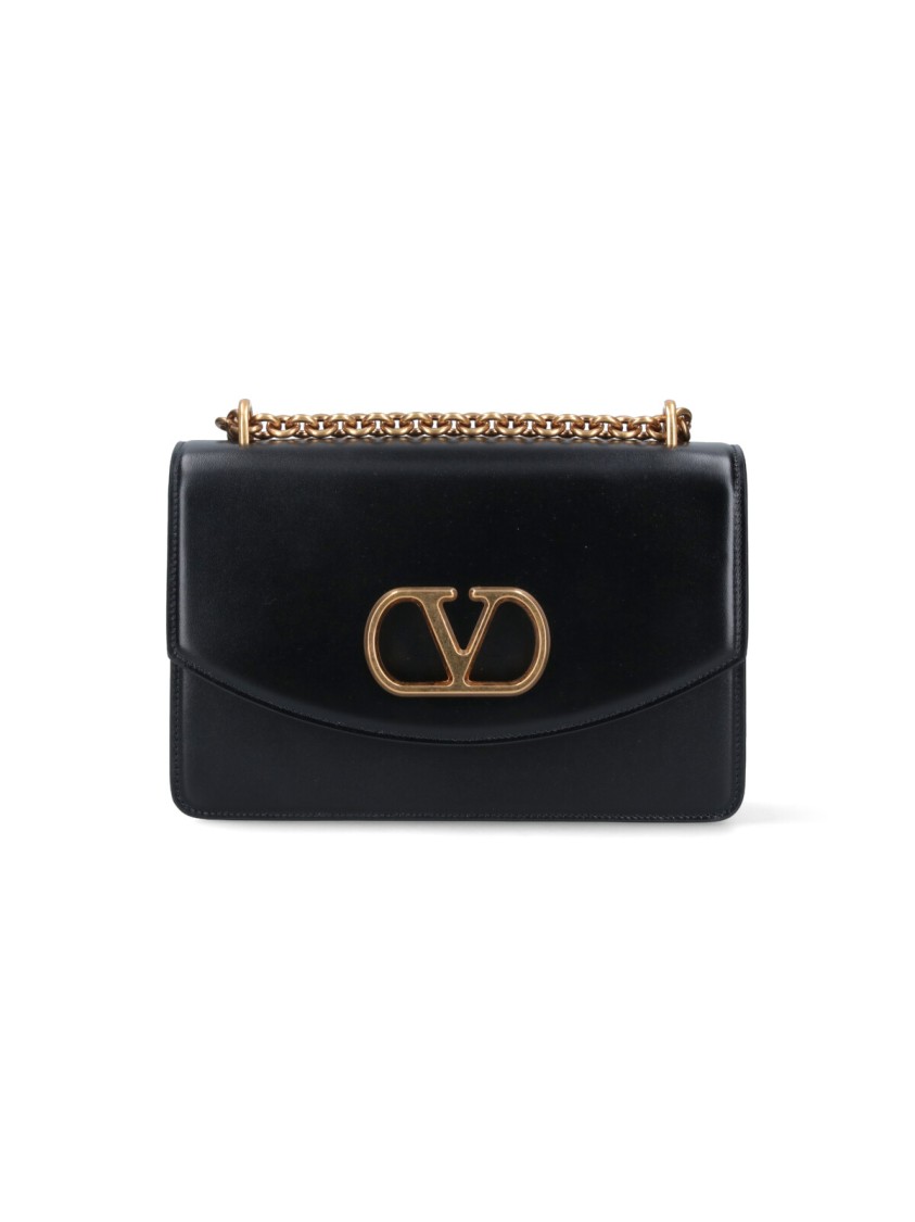 Valentino Garavani "Vain" Shoulder Bag – Black Zwart