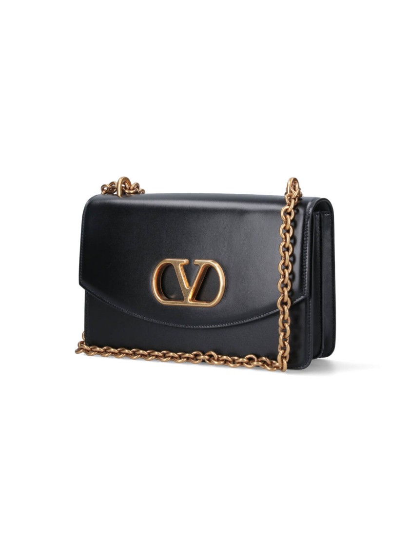 Valentino Garavani "Vain" Shoulder Bag – Black Zwart